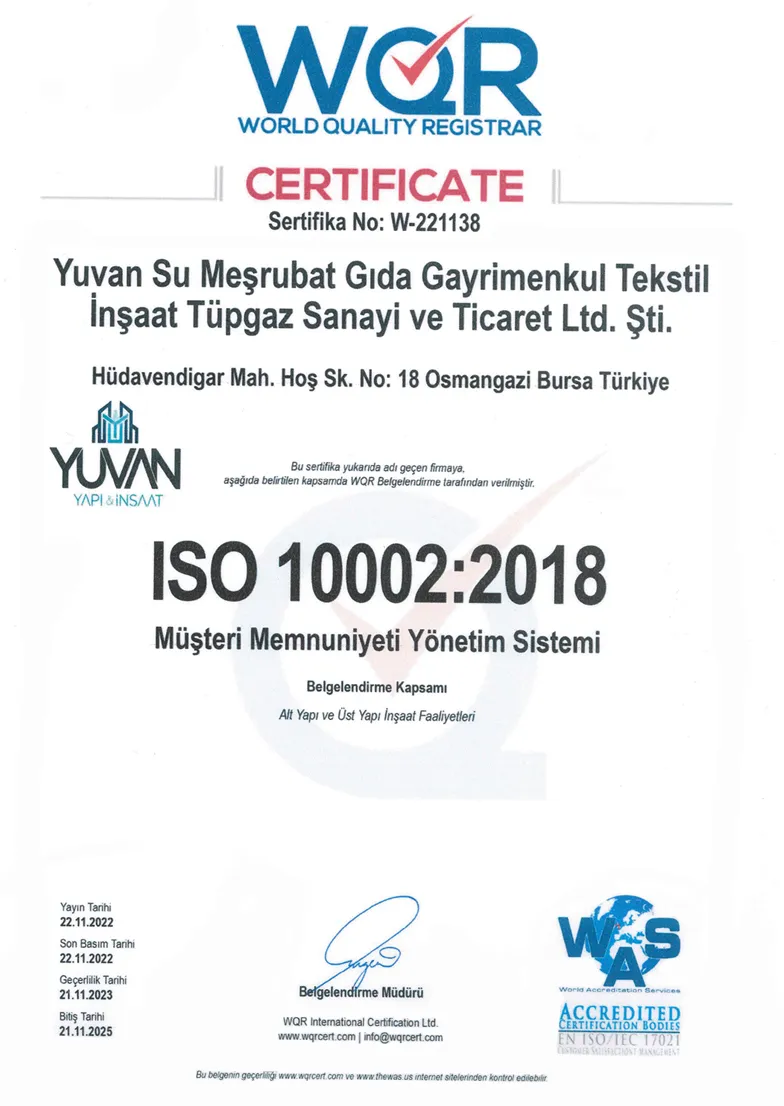 yuvan yapı inşaat 10002